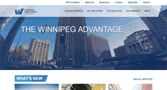 Desktop Screenshot of economicdevelopmentwinnipeg.com